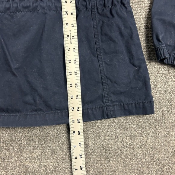 Old‎ Navy Jacket Womens Medium Blue Military Full Zip Pockets Cotton Adults - Picture 7 of 9